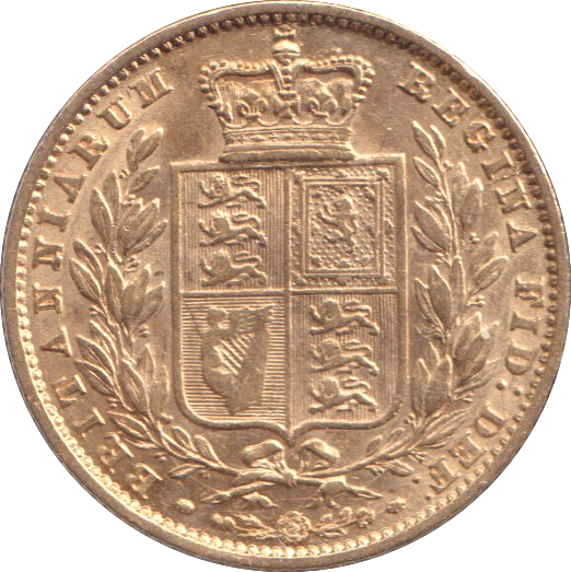 1859 GOLD SOVEREIGN ( GVF )