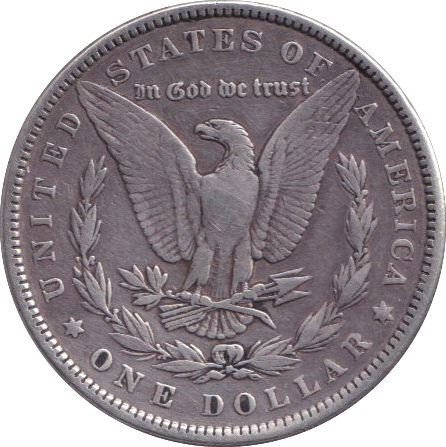 1884 SILVER MORGAN DOLLAR USA