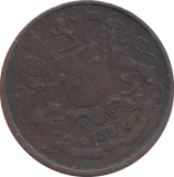 1835 EAST INDIA COMPANY QUARTER ANNA