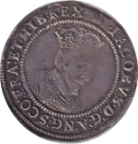 1603 SILVER SHILLING HAMMERED IRELAND