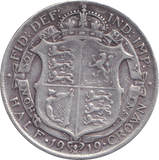 1919 HALFCROWN ( FINE )