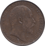 1910 HALFPENNY ( GVF )