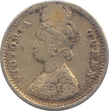 1874 INDIA TWO ANNA