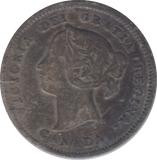 1900 CANADA 5 CENTS