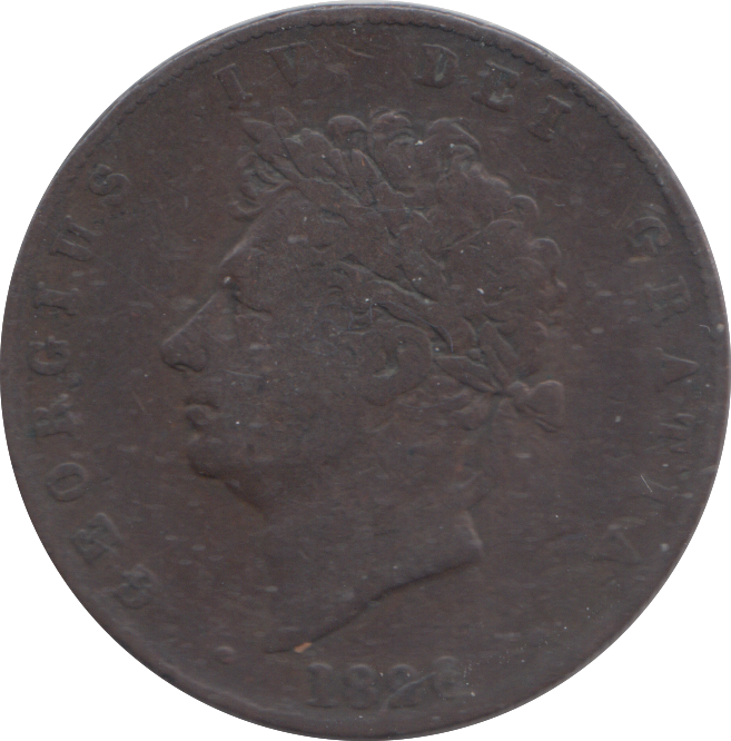 1826 HALFPENNY ( FINE )