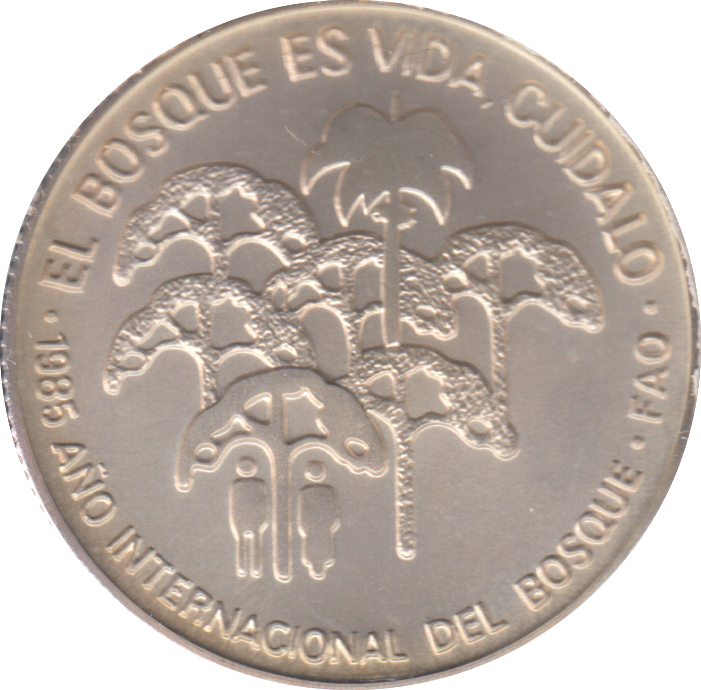 1985 CUBA 5 PESOS