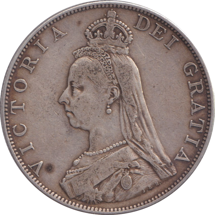 1887 DOUBLE FLORIN ( GF )