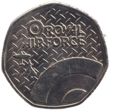 2016 50P SHAPED MEDALLION SUNDERLAND 1937