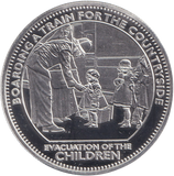 2008 SILVER PROOF CROWN - EVACUATION OF THE CHILDREN