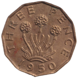1950 THREEPENCE ( AUNC ) REF-30