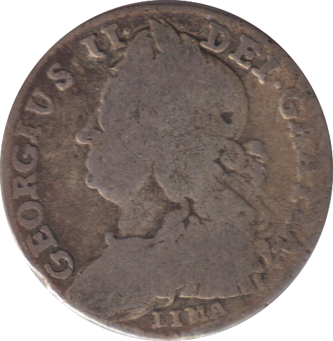 1745 SIXPENCE ( FINE )