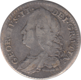 1750 SIXPENCE ( FINE )
