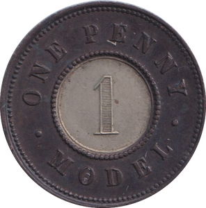 1844 MODEL PENNY TOKEN
