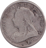 1893 SIXPENCE ( FINE )
