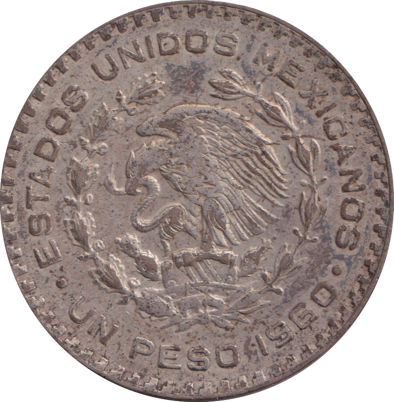 1960 1 PESO MEXICO