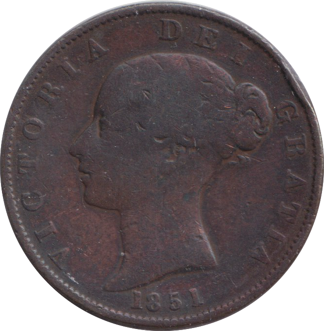 1851 HALFPENNY ( NF )