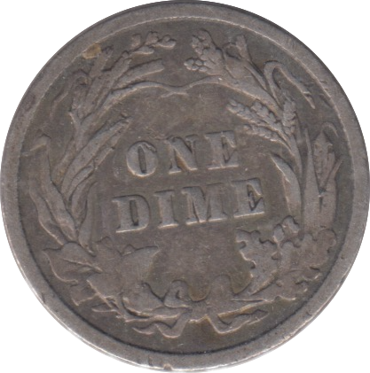 1907 SILVER USA DIME