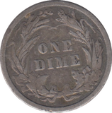 1907 SILVER USA DIME