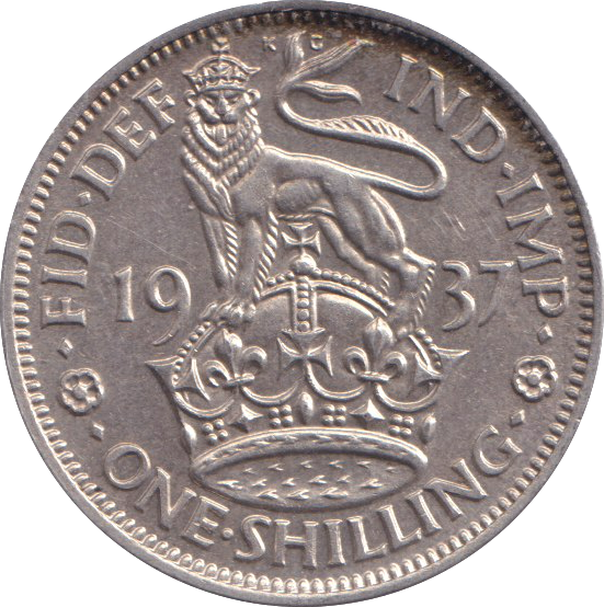 1937 SHILLING ( AUNC ) ENGLISH