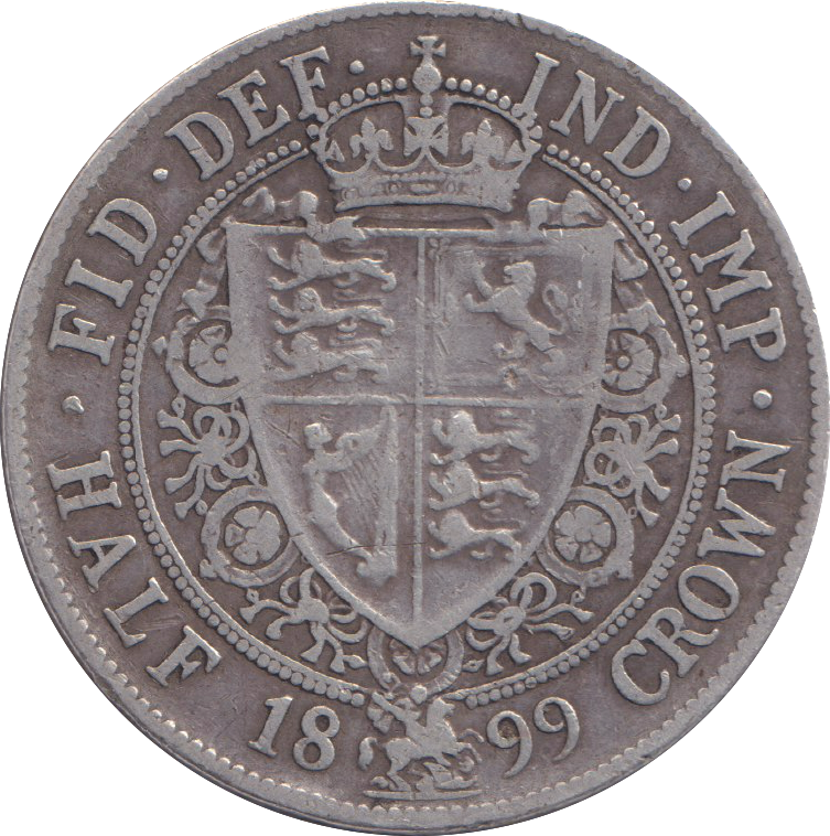 1899 HALFCROWN ( GF )