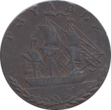 1794 PORTSEA HALFPENNY TOKEN