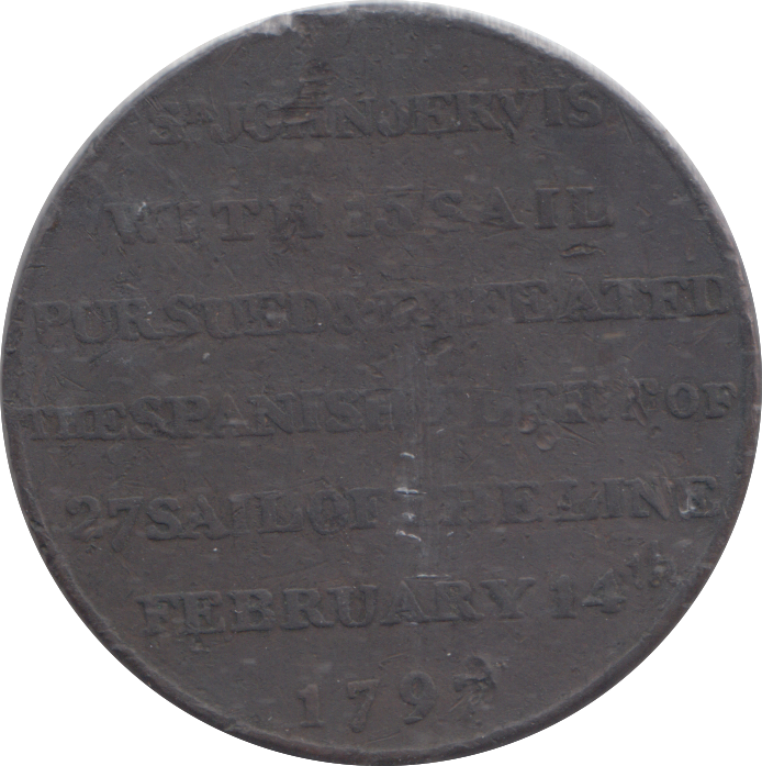 1797 PORTSMOUTH HALFPENNY TOKEN