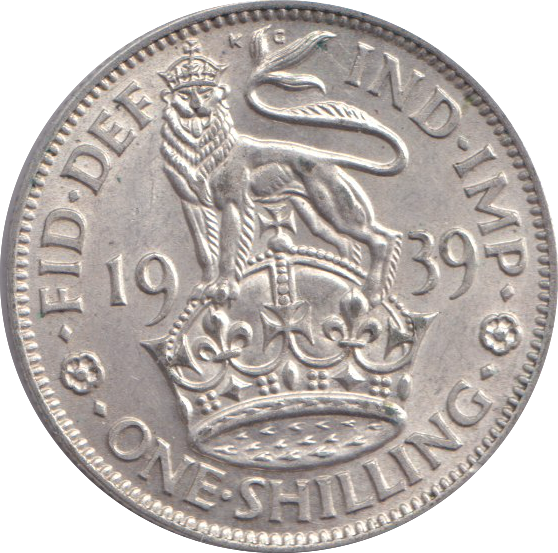 1939 SHILLING ( AUNC ) ENGLISH