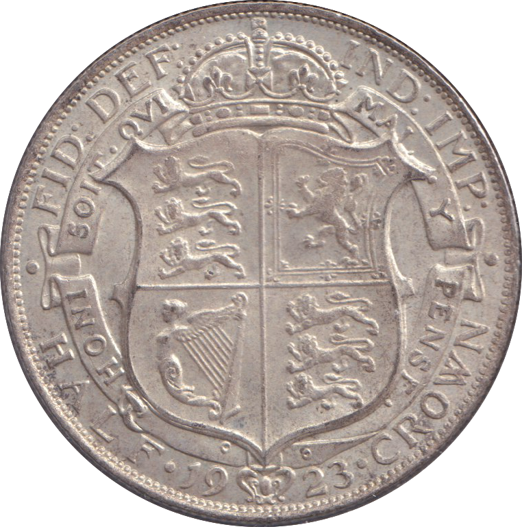 1923 HALFCROWN ( GVF )
