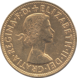 1964 COLOURED PENNY ( AUNC )