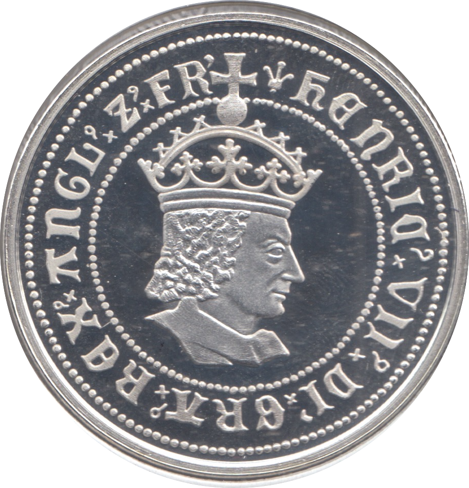 2009 SILVER PROOF HENRY VII MILLIONAIRE COLLECTION COMMEMORATIVE COIN