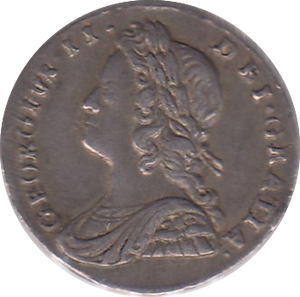 1729 MAUNDY TWOPENCE ( GVF )