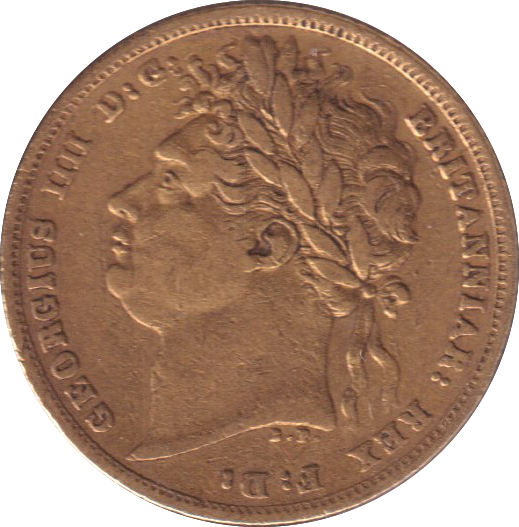 1821 GOLD SOVEREIGN ( FINE )
