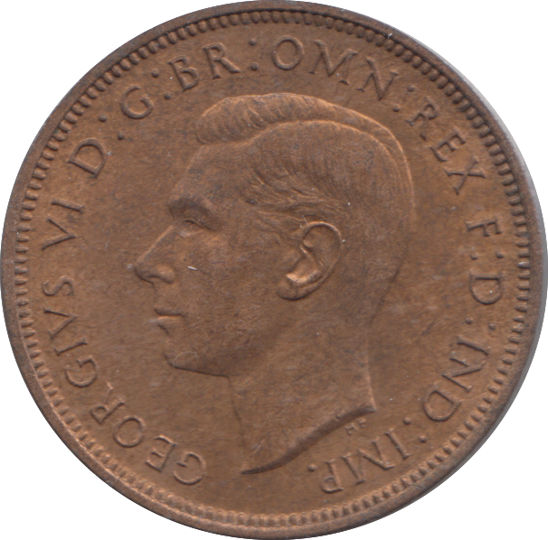 1938 HALF PENNY ( UNC )
