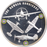 2010 SILVER PROOF MEDALLION BATTLE OF BRITAIN THE HAWKER HURRICANE
