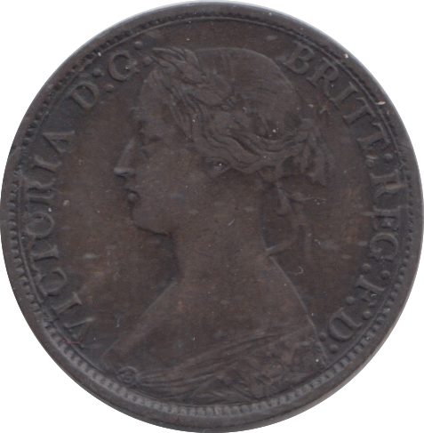 1868 FARTHING ( GF )