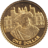 2006 GOLD PROOF ONE DOLLAR COOK ISLANDS