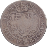 1900 HALF CROWN ( NF )
