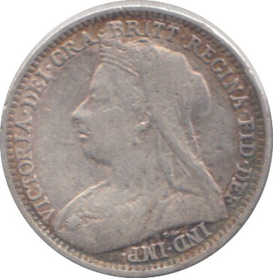 1895 THREEPENCE ( FINE )