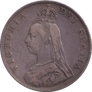 1887 DOUBLE FLORIN ( GF )