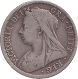1900 HALFCROWN ( FINE )