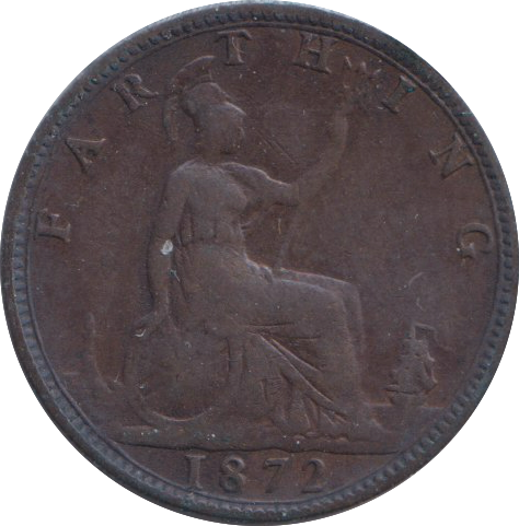 1872 FARTHING ( NF )