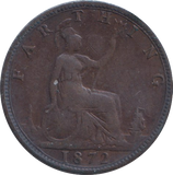1872 FARTHING ( NF )