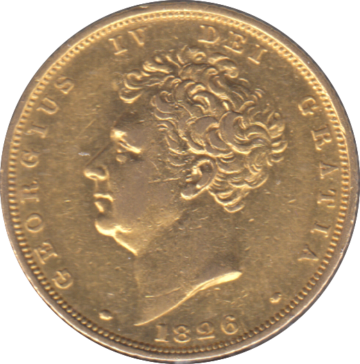 1826 GOLD SOVEREIGN ( EF )