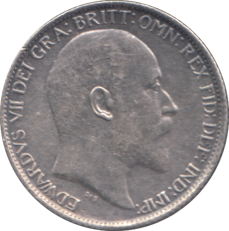 1906 SIXPENCE ( EF )