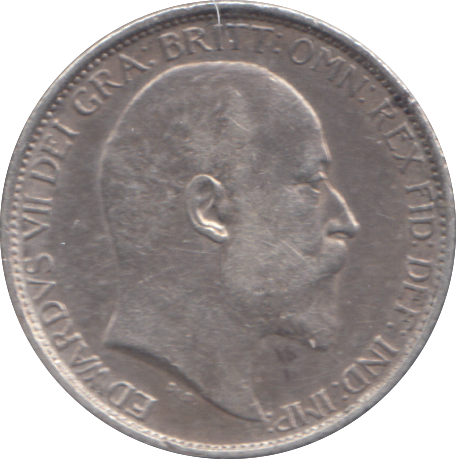 1907 SIXPENCE ( GVF )