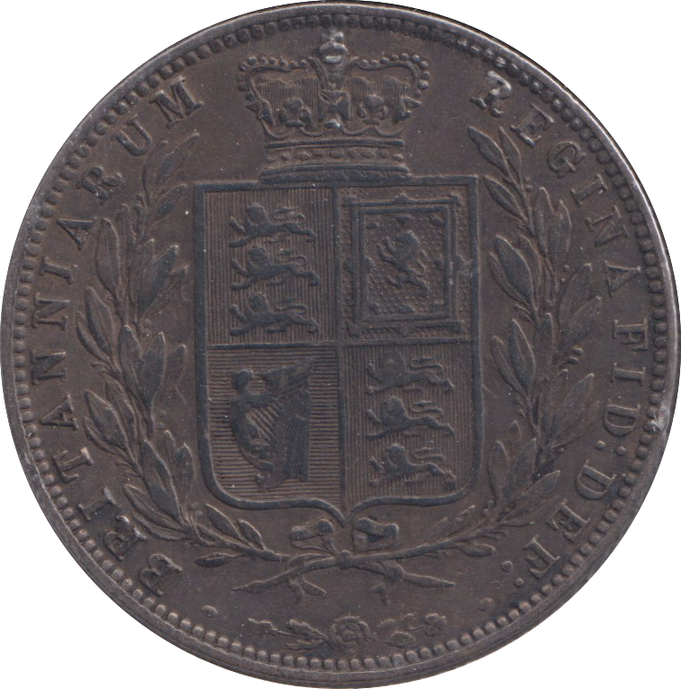 1878 HALFCROWN ( VF )