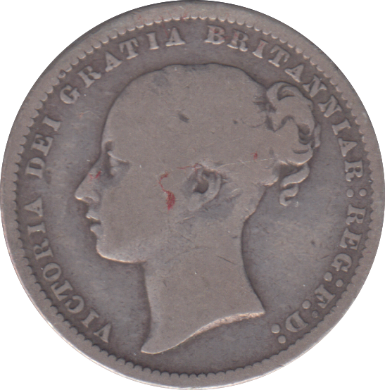 1869 SHILLING ( FINE )