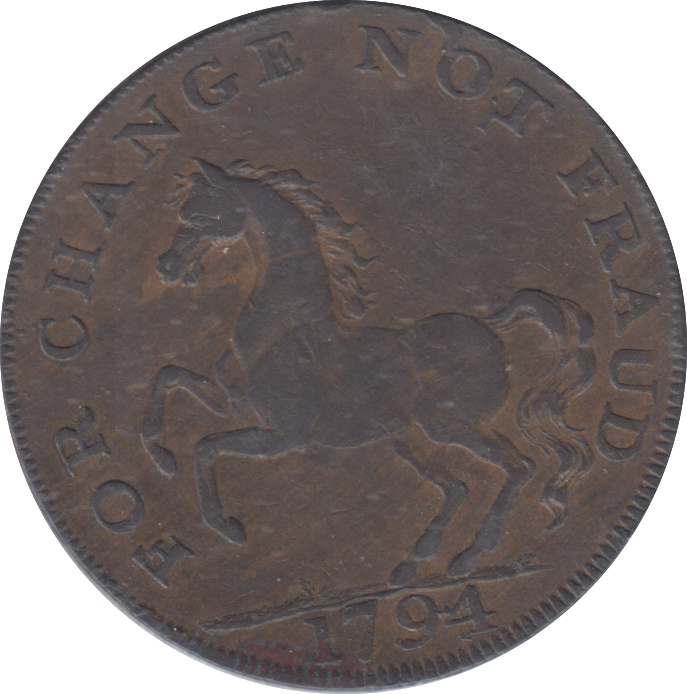 1794 STAPLEHURST HALFPENNY TOKEN