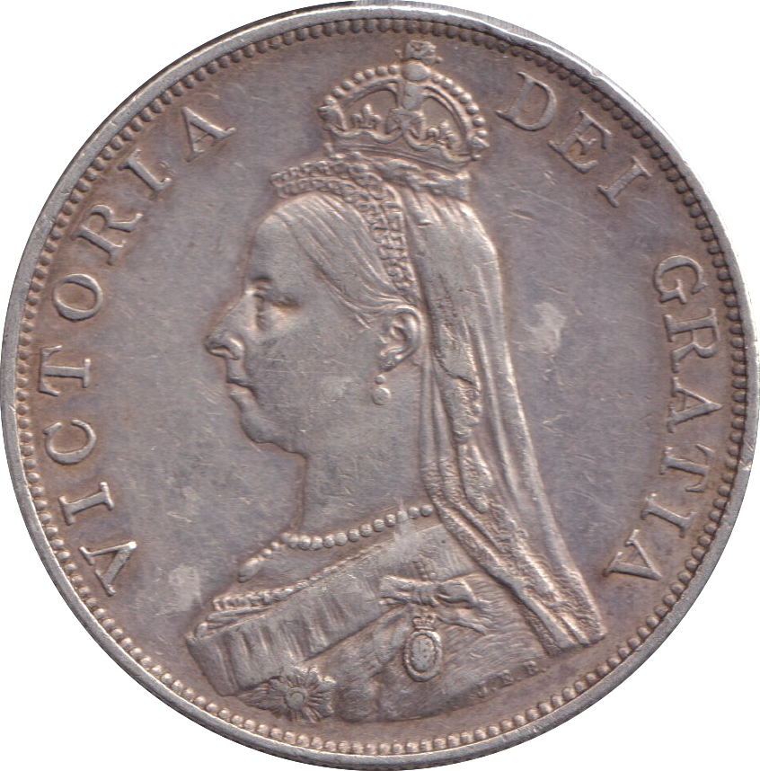 1889 DOUBLE FLORIN ( GVF )