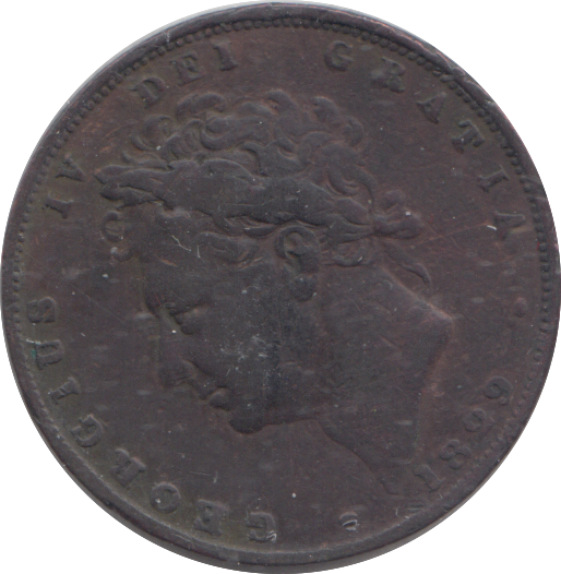 1829 FARTHING ( GF )